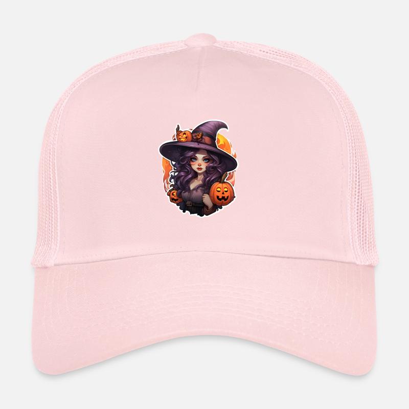 Halloween Hexe 3 Trucker Cap