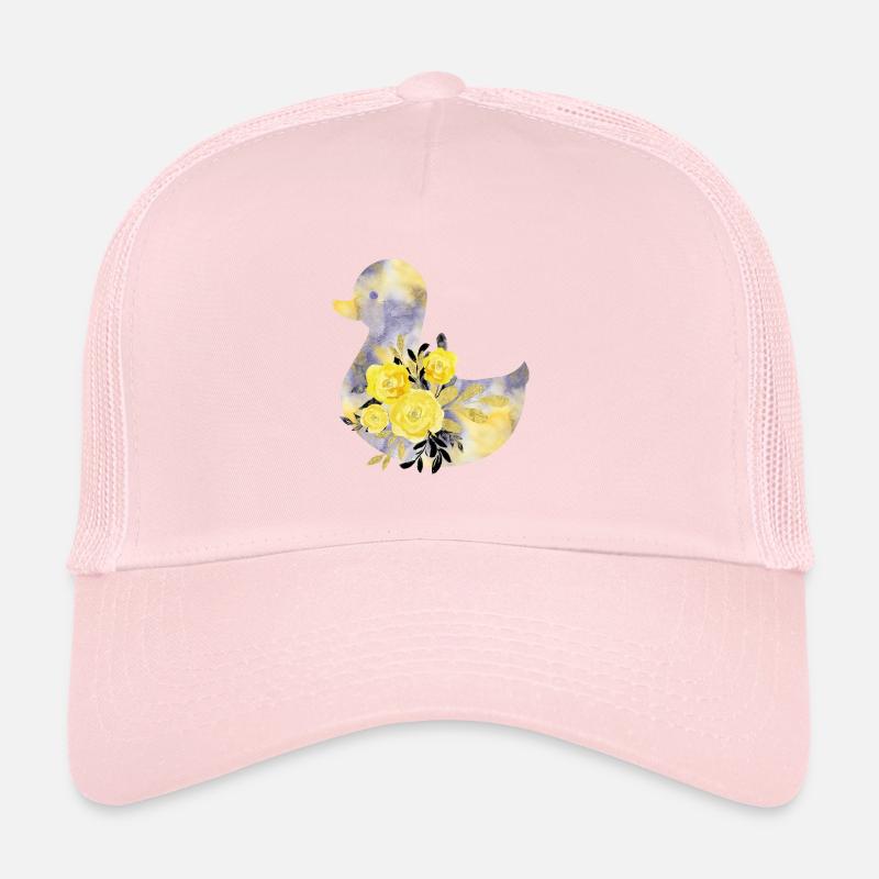 Floral ducky Trucker Cap