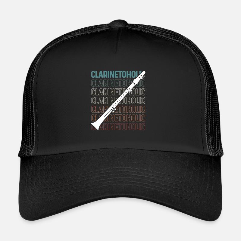 Clarinetoholic Funny Clarinet Player Trucker Cap