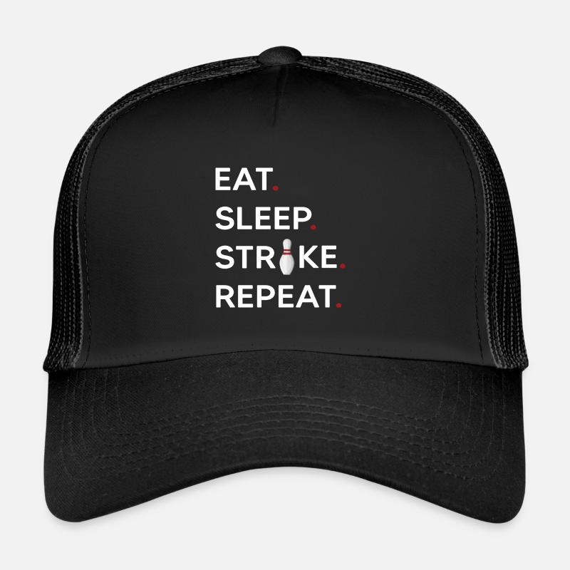 Bowling Strike Bowling ball x Bowling-Life Trucker Cap