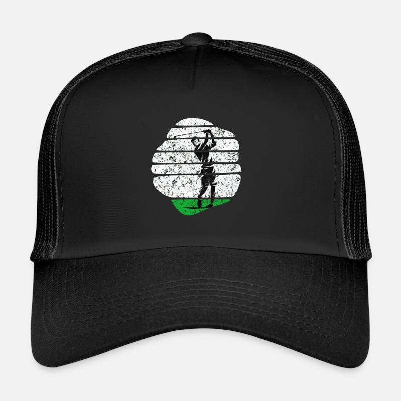 golf golf cart golf golf golfer on golf course Trucker Cap
