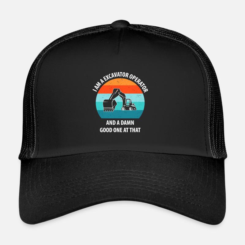 Bagger Baggerfahrer Baggerwagen Trucker Cap