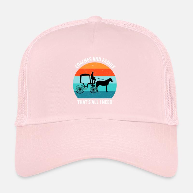 Calèche de cocher Calèche tirée par des chevaux Calèche Casquette trucker 