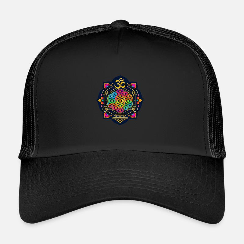 Goa Merch - Psytrance Party - Goa Mandala Trucker Cap