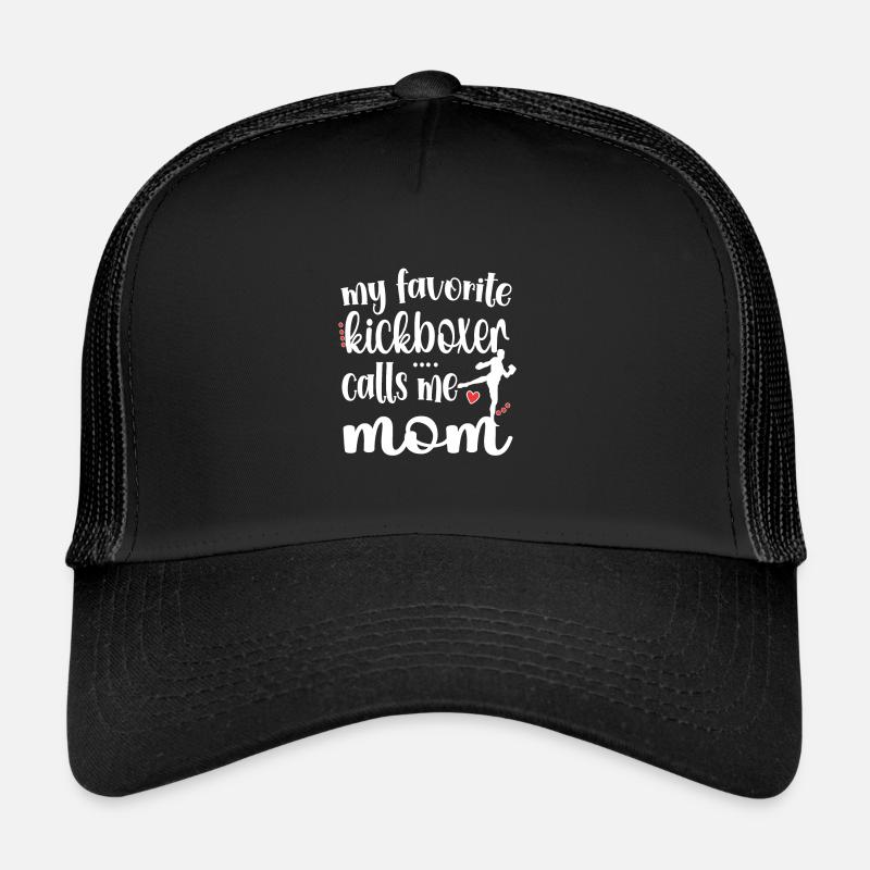 Kickbox-Mama Stolze Kickbox-Mutter Kickboxer Mama Trucker Cap