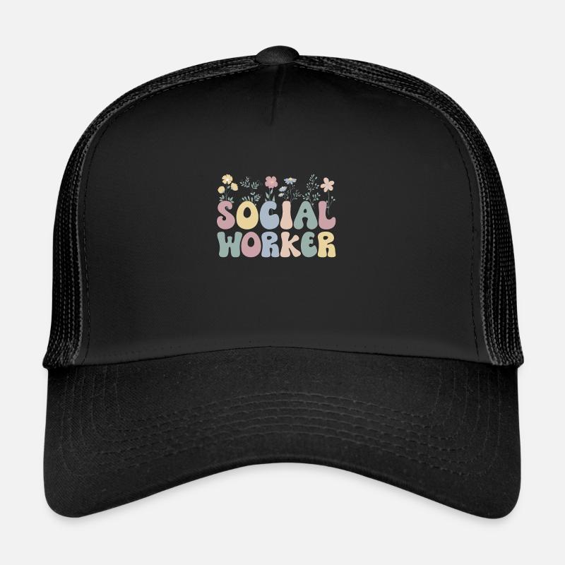 Social Workers Social Work Streetworker Team - Trucker Cap - black/black