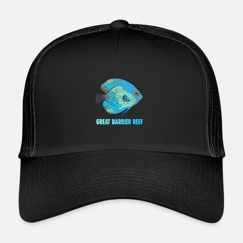GREAT BARRIER REEF - Trucker Cap - Schwarz/Schwarz