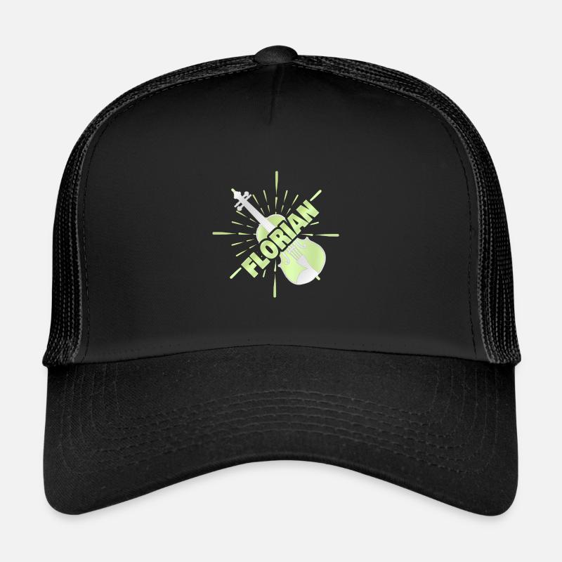 Orchester Florian - Trucker Cap - Schwarz/Schwarz