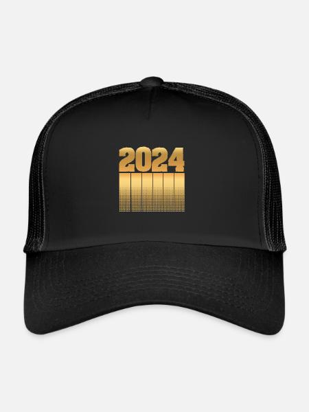 Birthday 2024 - Trucker Cap - black/black - Front