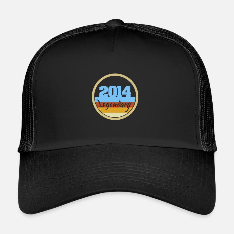 2014 - Trucker Cap - Schwarz/Schwarz