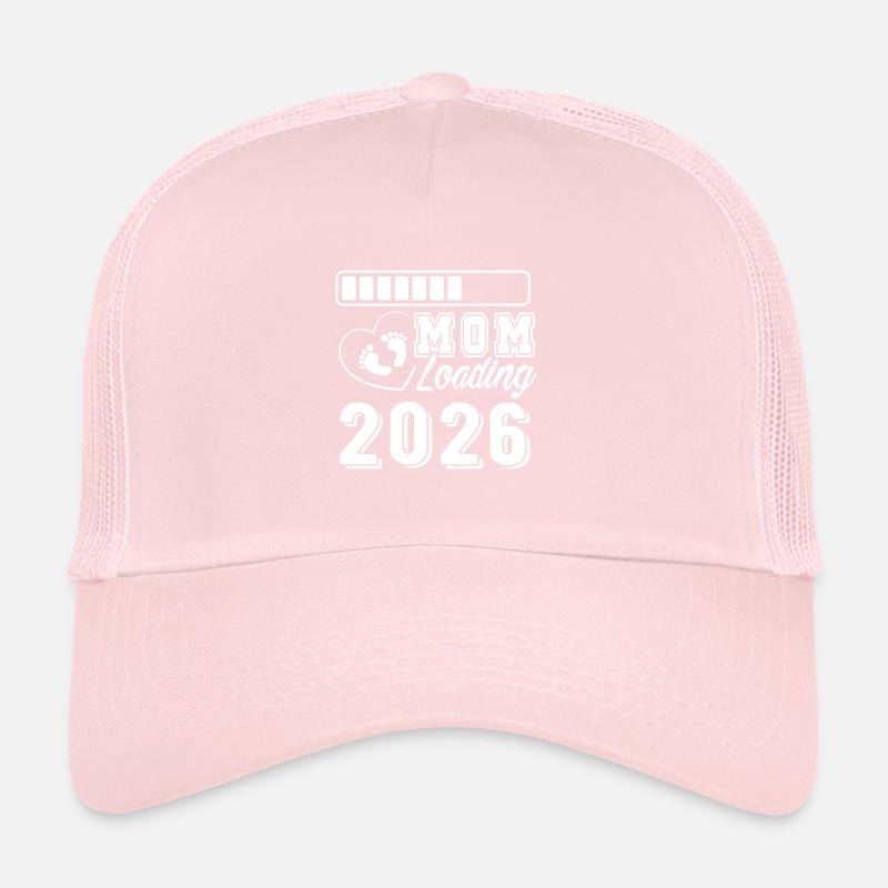 Mom Loading 2026 Bald Mama Werden Trucker Cap