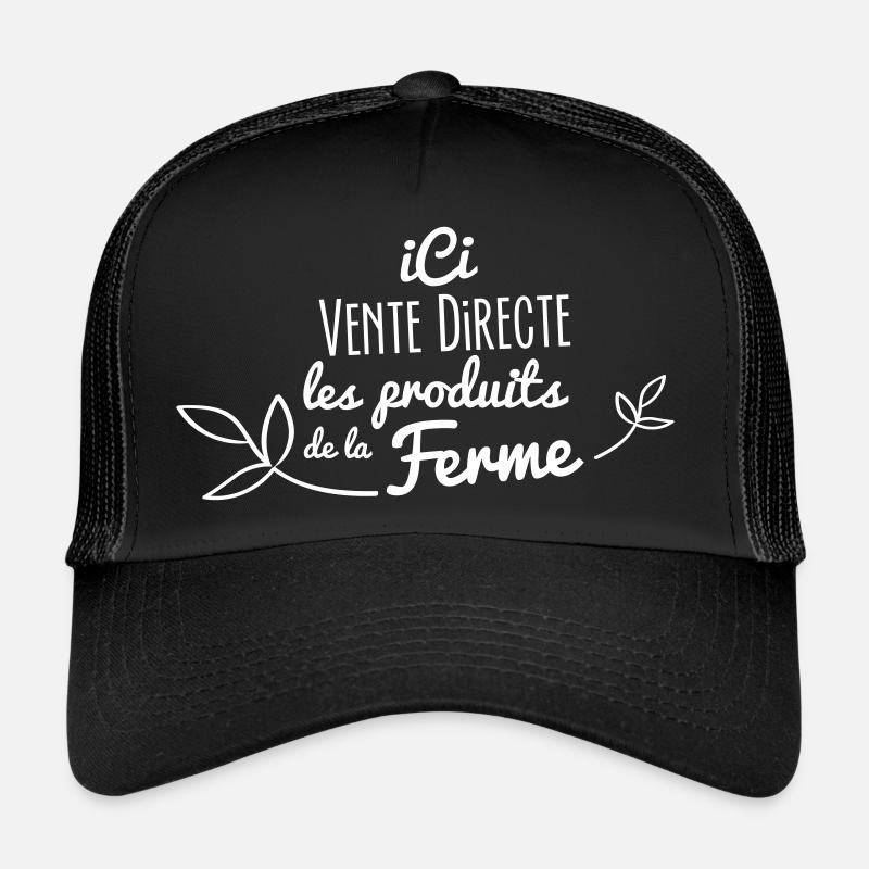 ici Vente directe les produits de la ferme ! Casquette trucker 