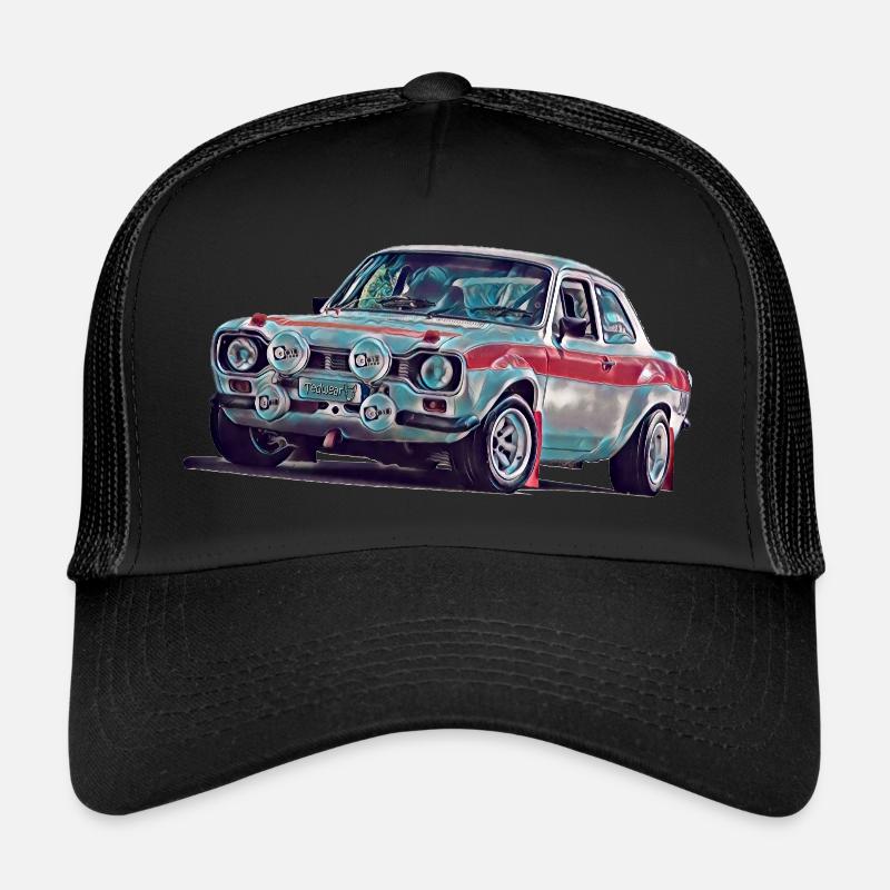 Escort Rallye - Trucker Cap - Schwarz/Schwarz