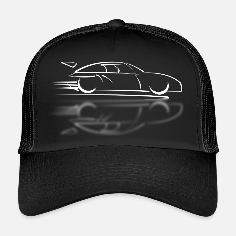 Fast car - Trucker Cap - black/black