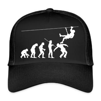 Zipline - Trucker Cap - black/black - Front