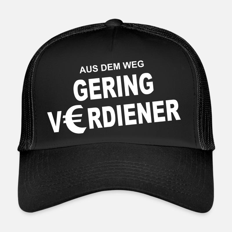 Aus dem Weg Geringverdiener Trucker Cap