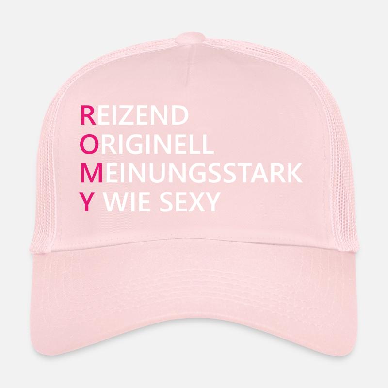 Romy Name Geschenk Trucker Cap