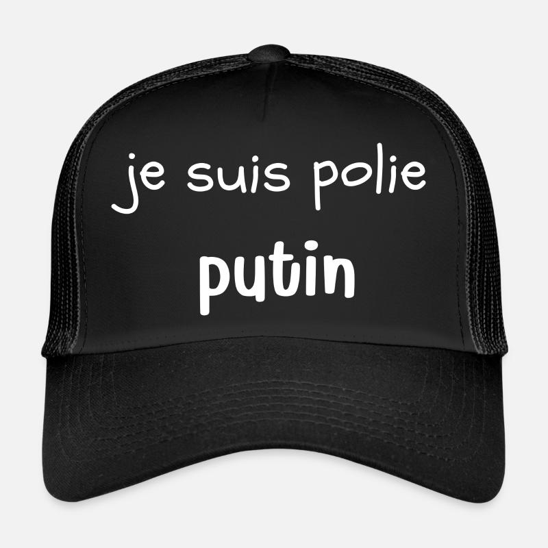 je suis polie putain Casquette trucker 