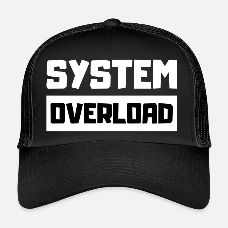 Burnout Informatiker Büro Gamer Trucker Cap