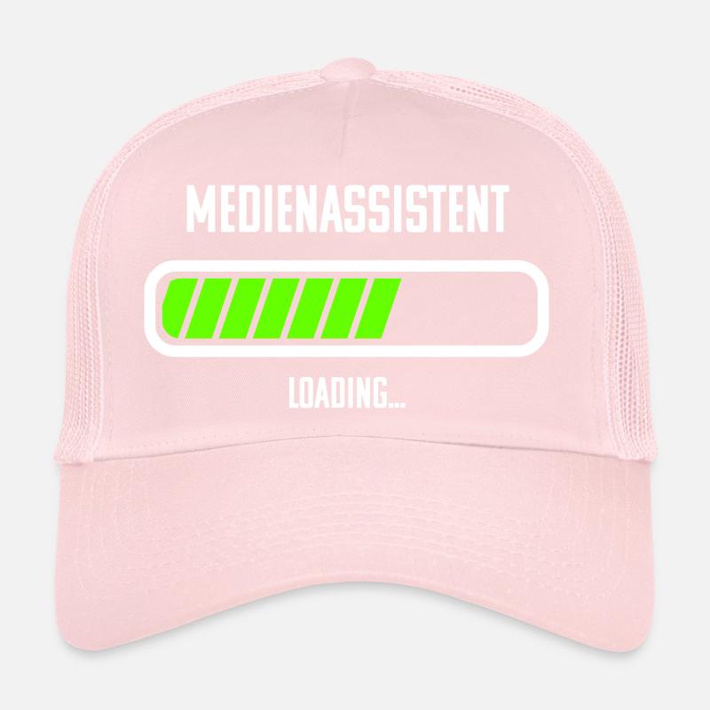 Medienassistent Beruf Loading Ladebalken Trucker Cap
