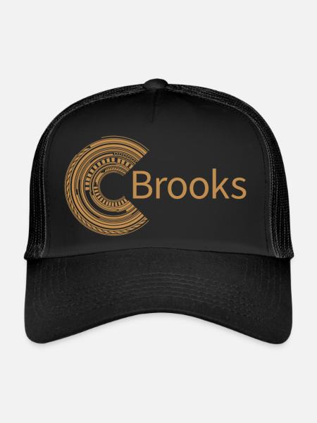 For Brooks - Trucker Cap - black/black - Front