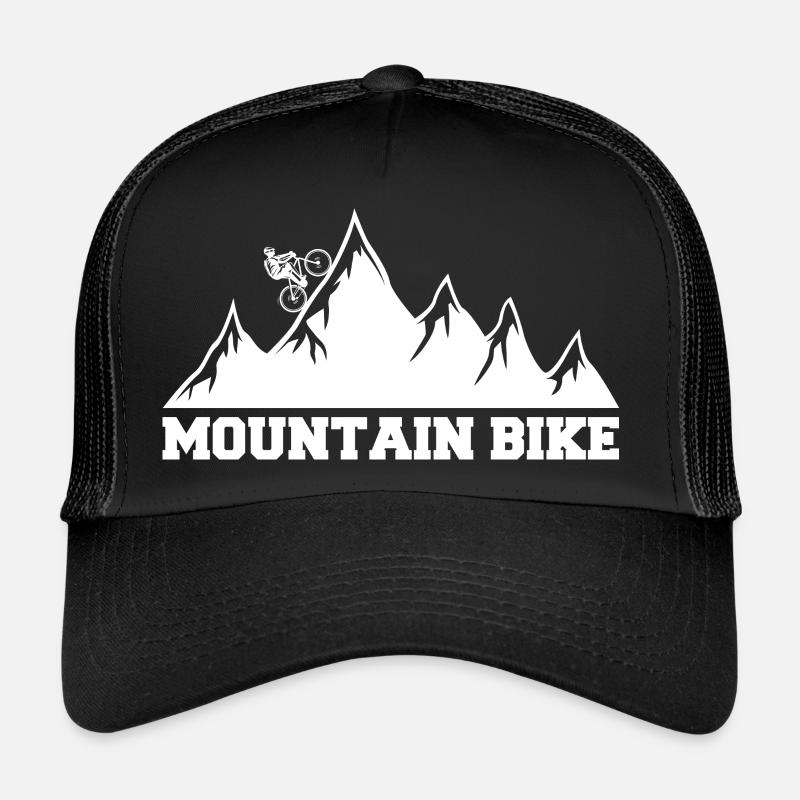 Mountain bike white Trucker Cap