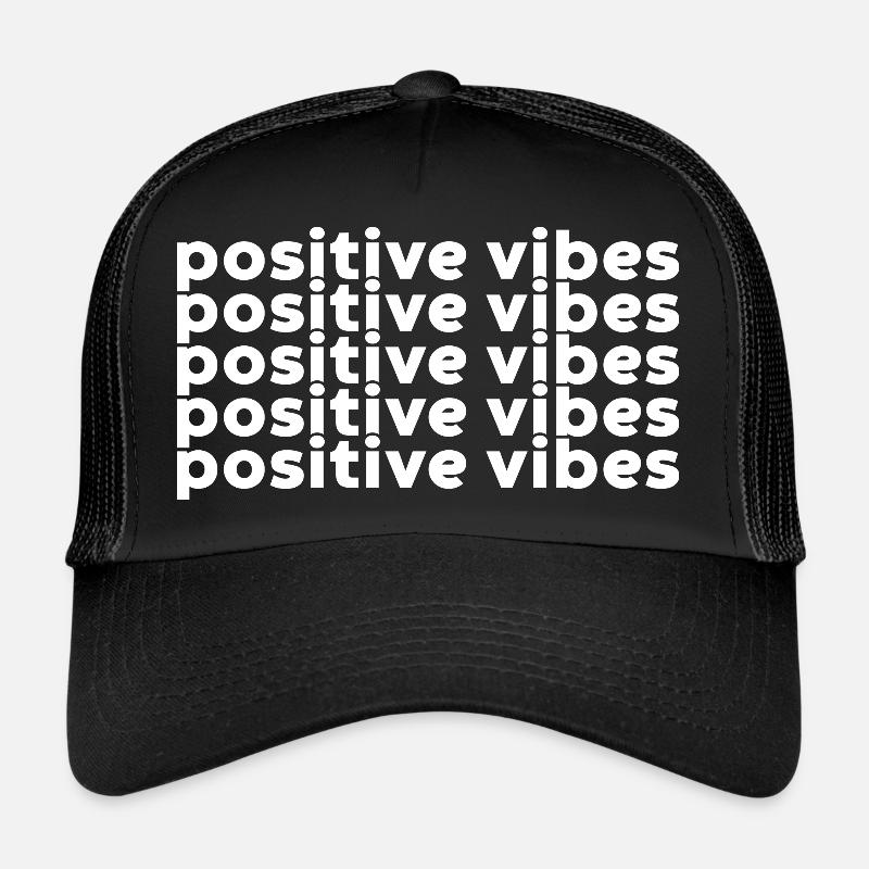 Positive Vibes (Weiß) Trucker Cap
