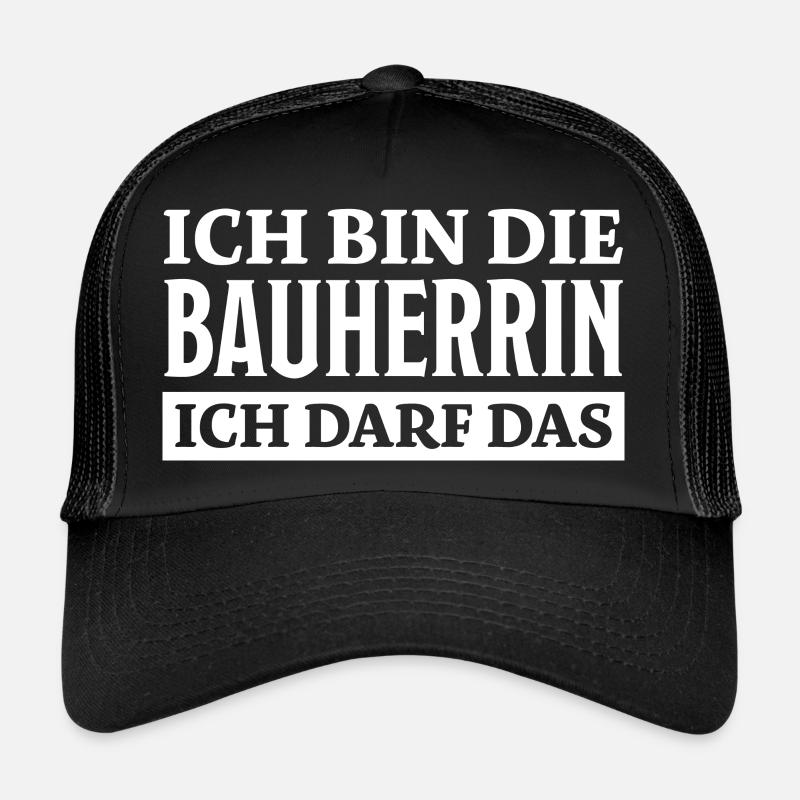 Bauherrin Spruch Bauherr Lustig Bauherrin Geschenk Trucker Cap