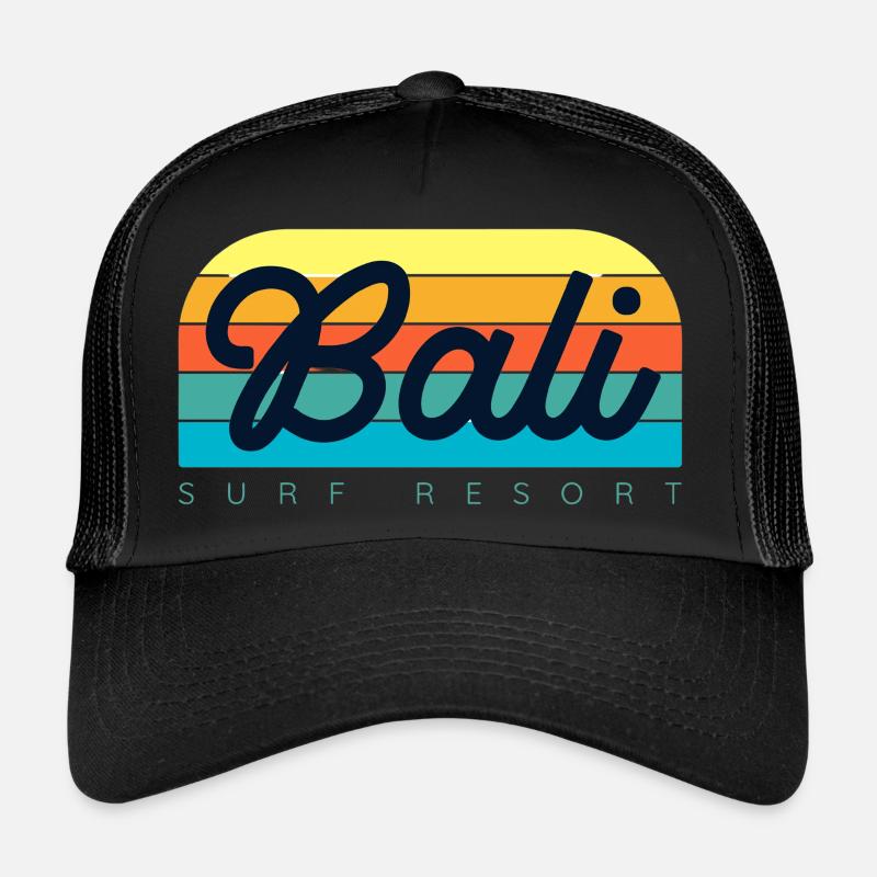 Bali - Casquette trucker  - noir/noir