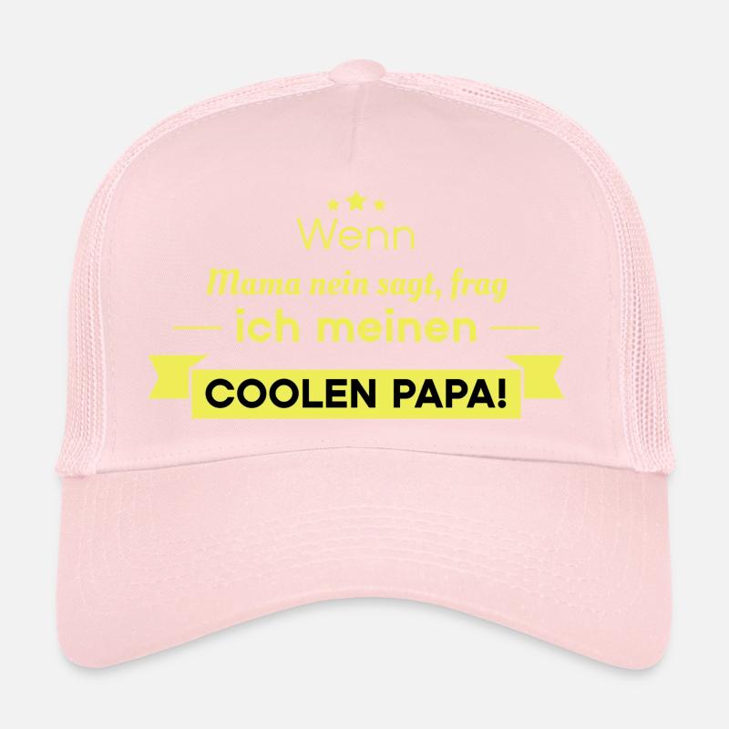 Cooler Papa Spruch Trucker Cap