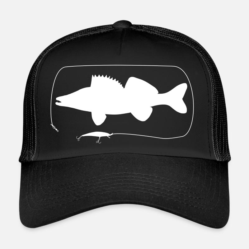 Zander mit Wobbler Trucker Cap
