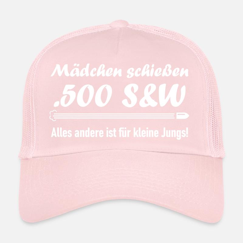 Mädchen schießen .500 S&W Trucker Cap
