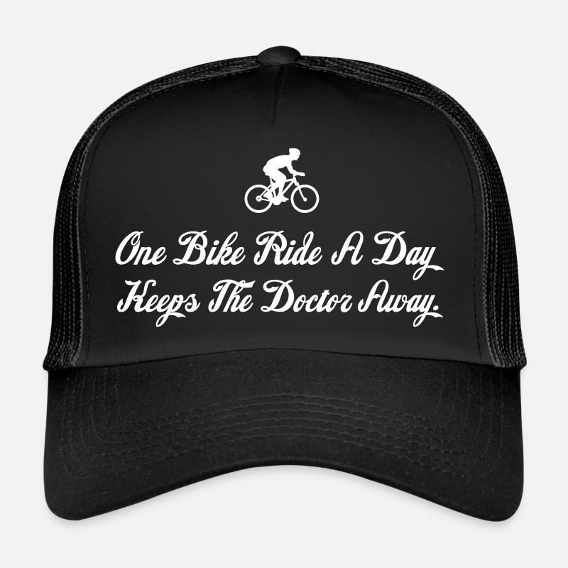 Une balade à vélo par jour... Cyclisme Cyclisme Dicton Casquette trucker 