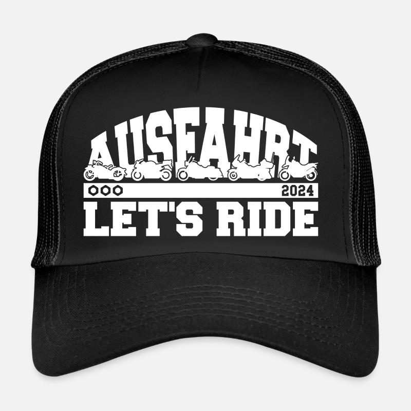Ausfahrt 2024 Let's Ride Motorradfahrer Trucker Cap