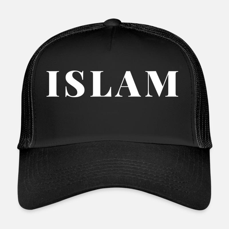 ISLAM (In White) - Trucker Cap - black/black