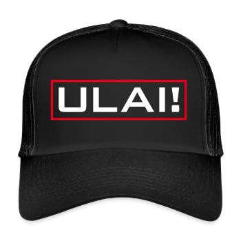 Ulai. Oh Mann. Herrjeh! - Trucker Cap - Schwarz/Schwarz - Vorne
