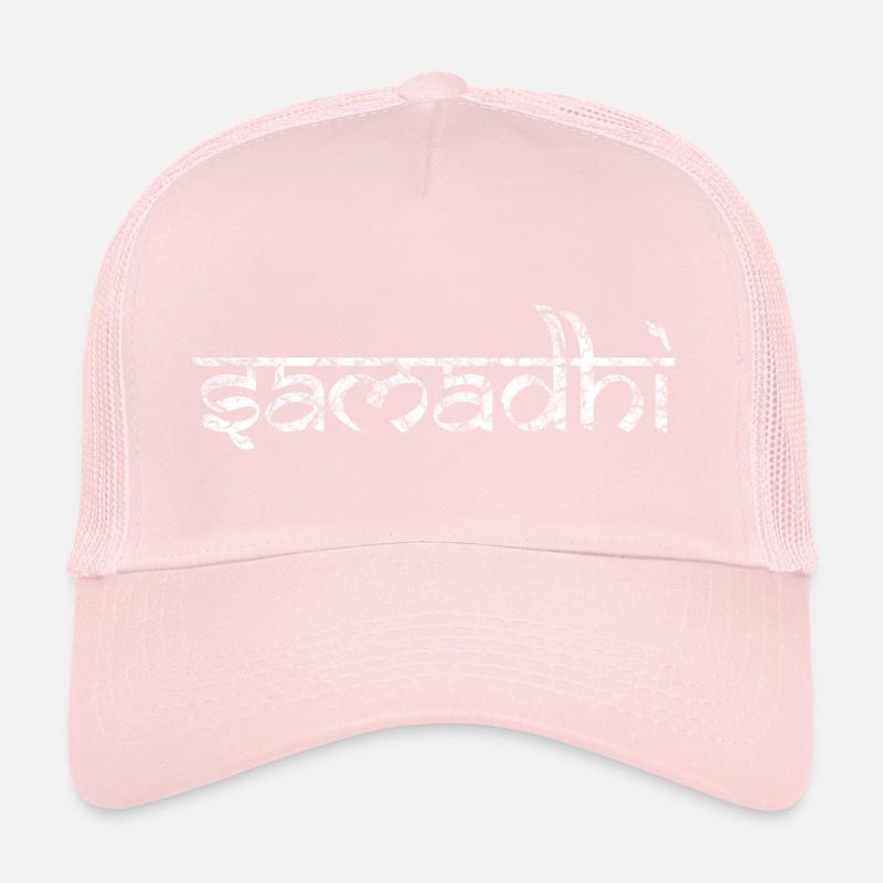 Samadhi lettering in Sanskrit script Trucker Cap