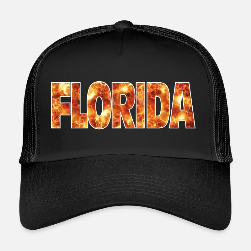 Florida - Trucker Cap - Schwarz/Schwarz