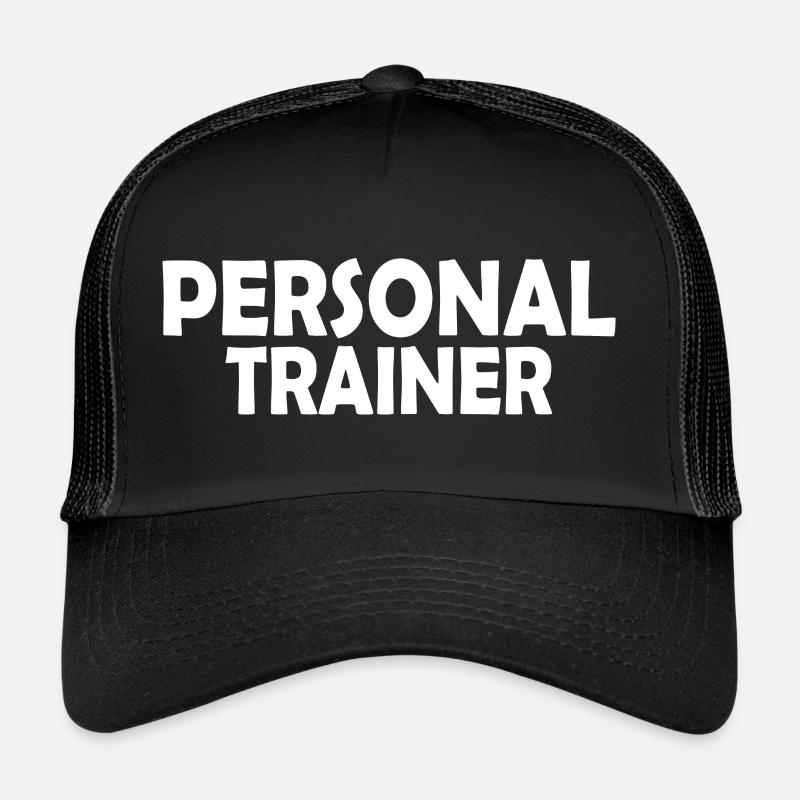 Personal trainer - Trucker Cap - Schwarz/Schwarz