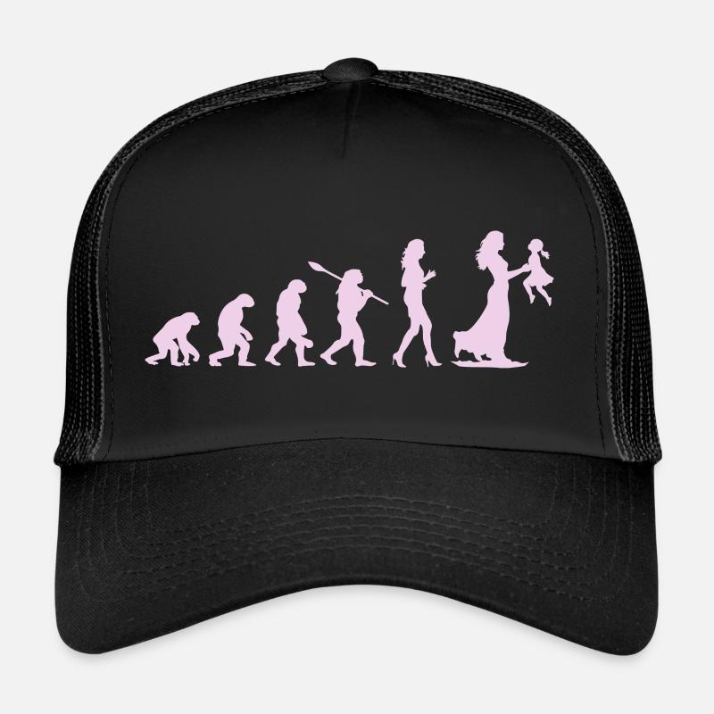 Mama Mother Evolution - Cadeau Future Maman Casquette trucker 