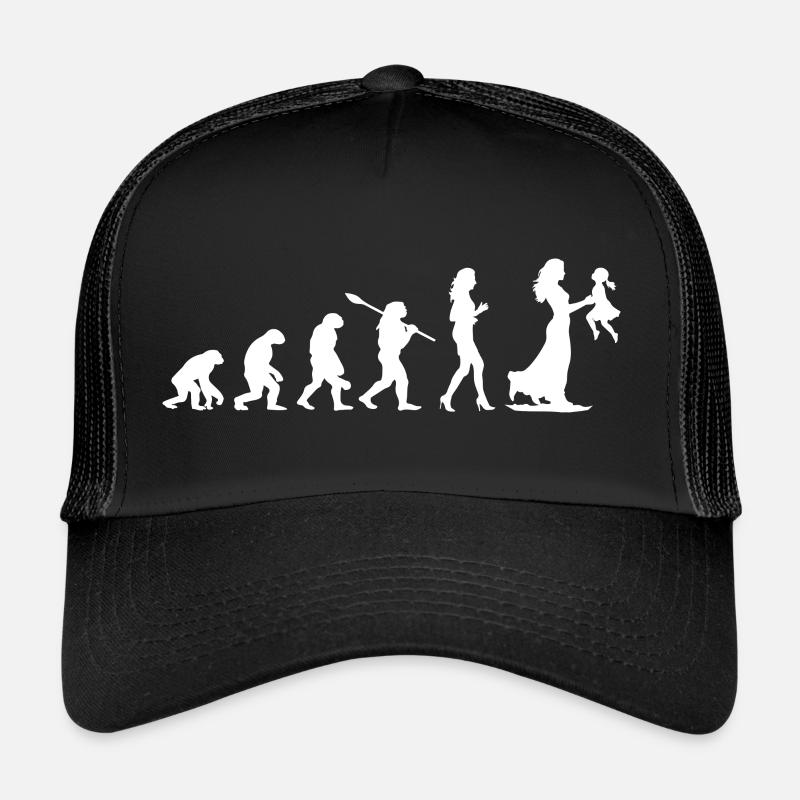 Mama Mother Evolution - Cadeau Future Maman Casquette trucker 