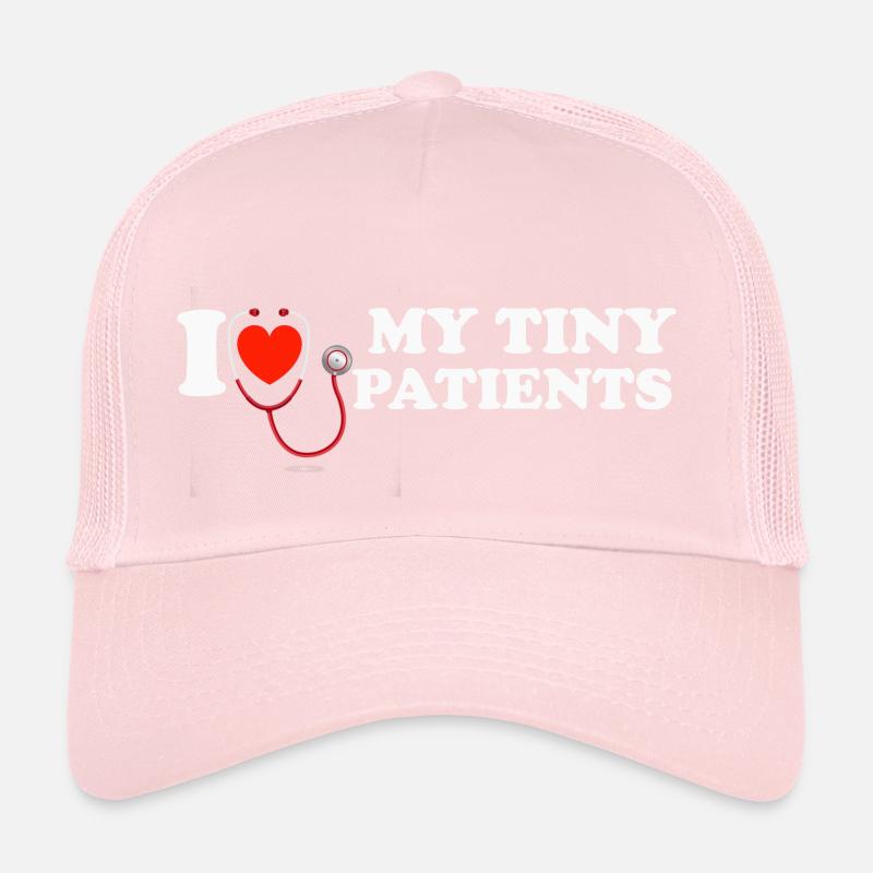 I Love Tiny Patients Pediatric Pediatric pediatrics Trucker Cap