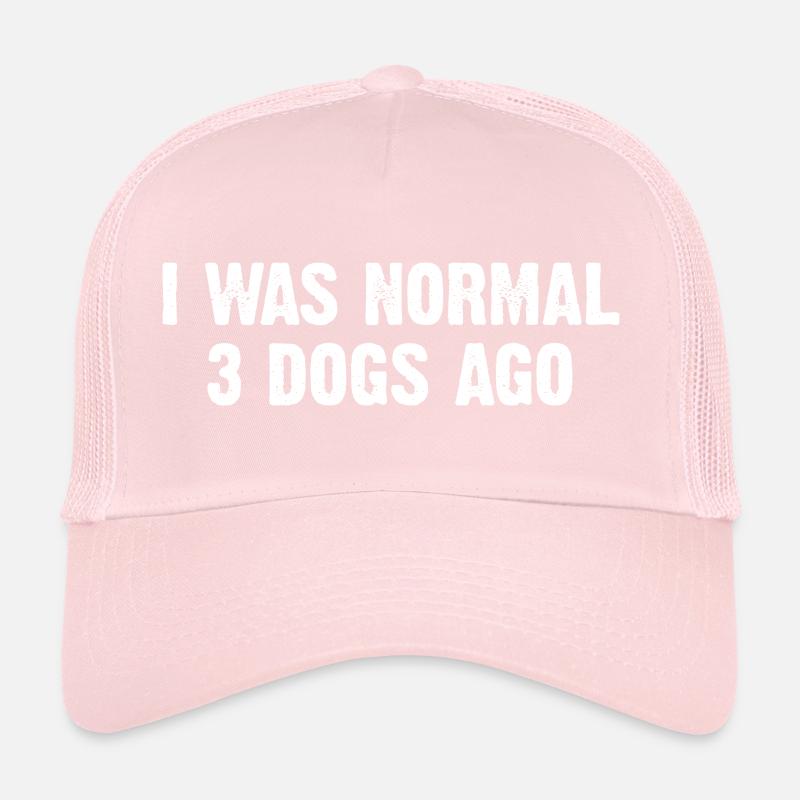 J’étais normal il y a 3 chiens Casquette trucker 