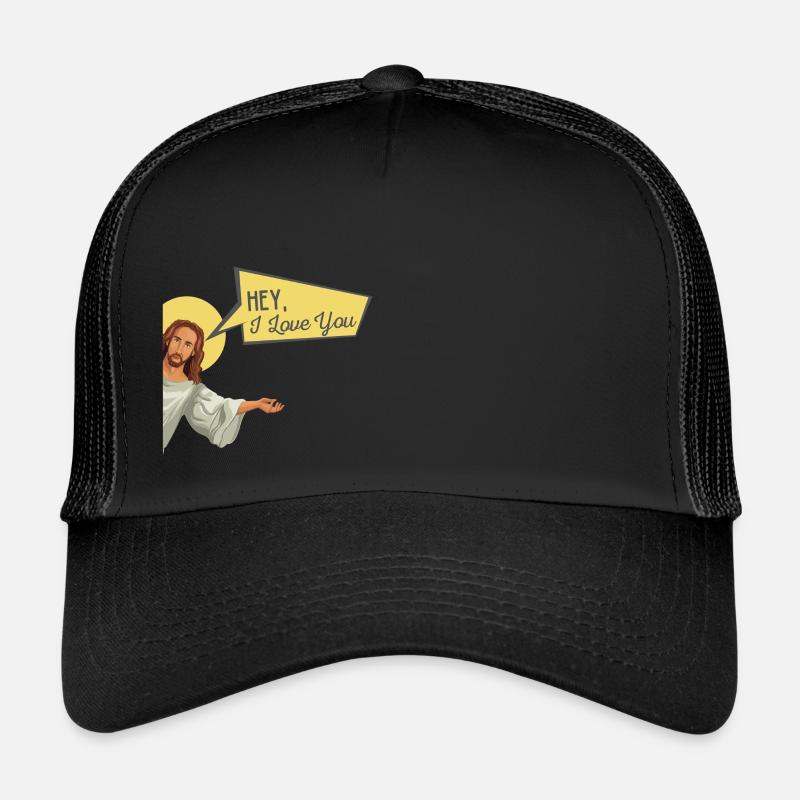Jésus t’aime le sort drôle de cadeau Casquette trucker 
