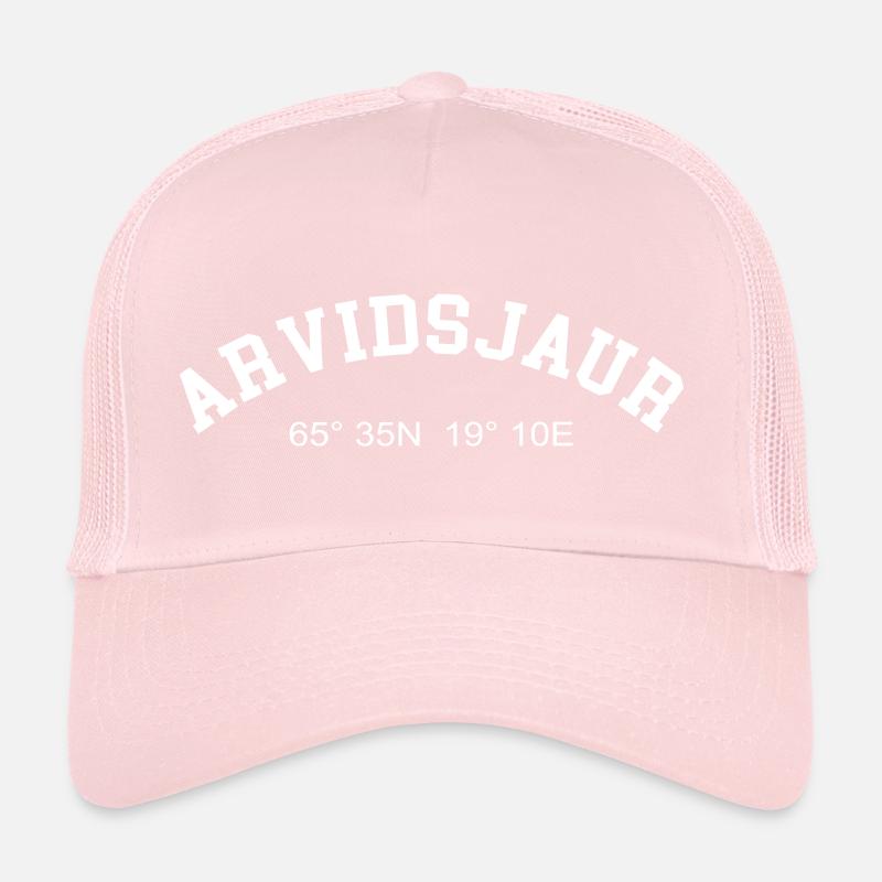 Arvidsjaur Sweden Coordinates GPS Map Hiking Trucker Cap