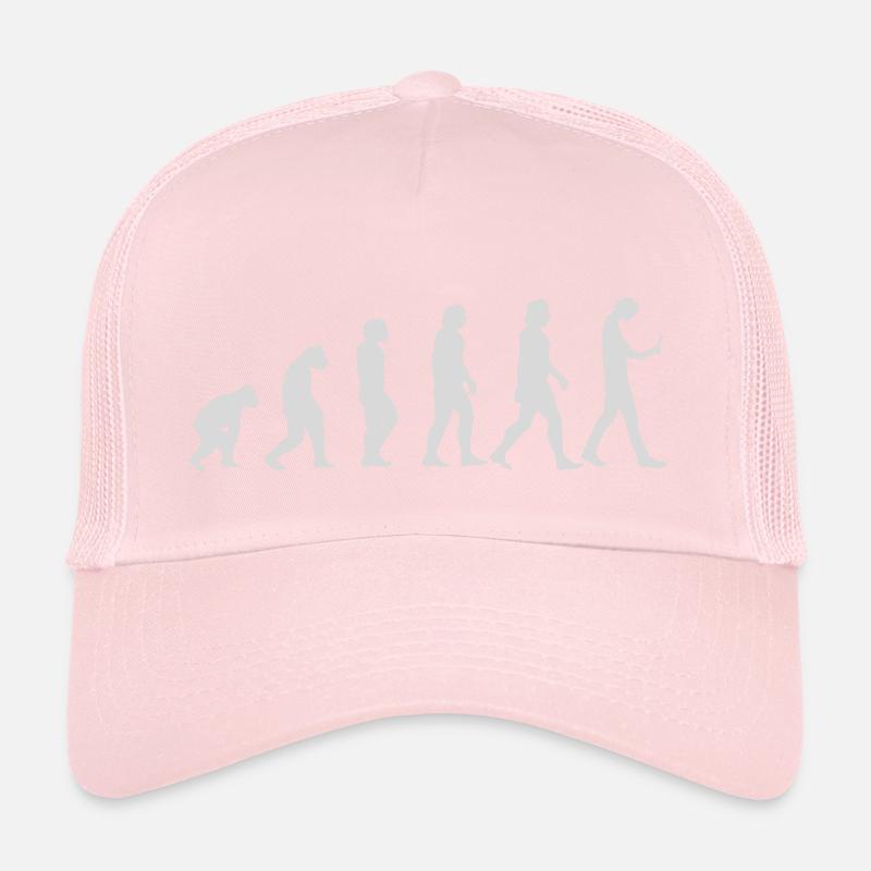 Menschliche Evolution bis zur Smartphonesucht Trucker Cap