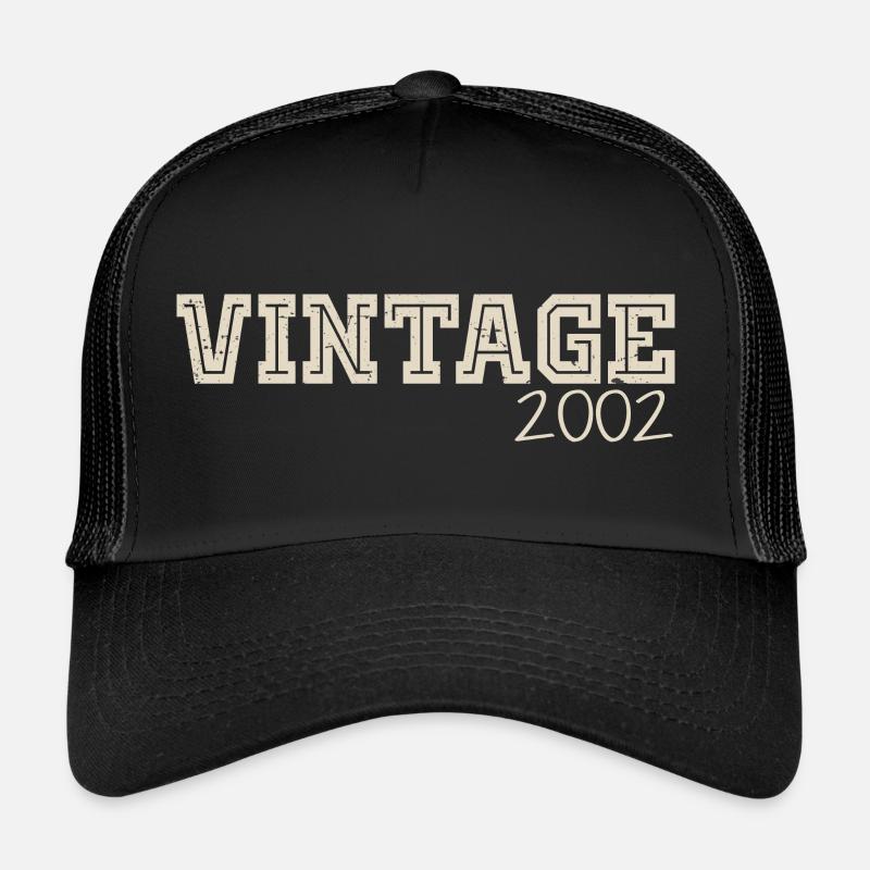 Jahrgang 2002 Original 2002 Retro 2002 Geschenk 2002 Trucker Cap