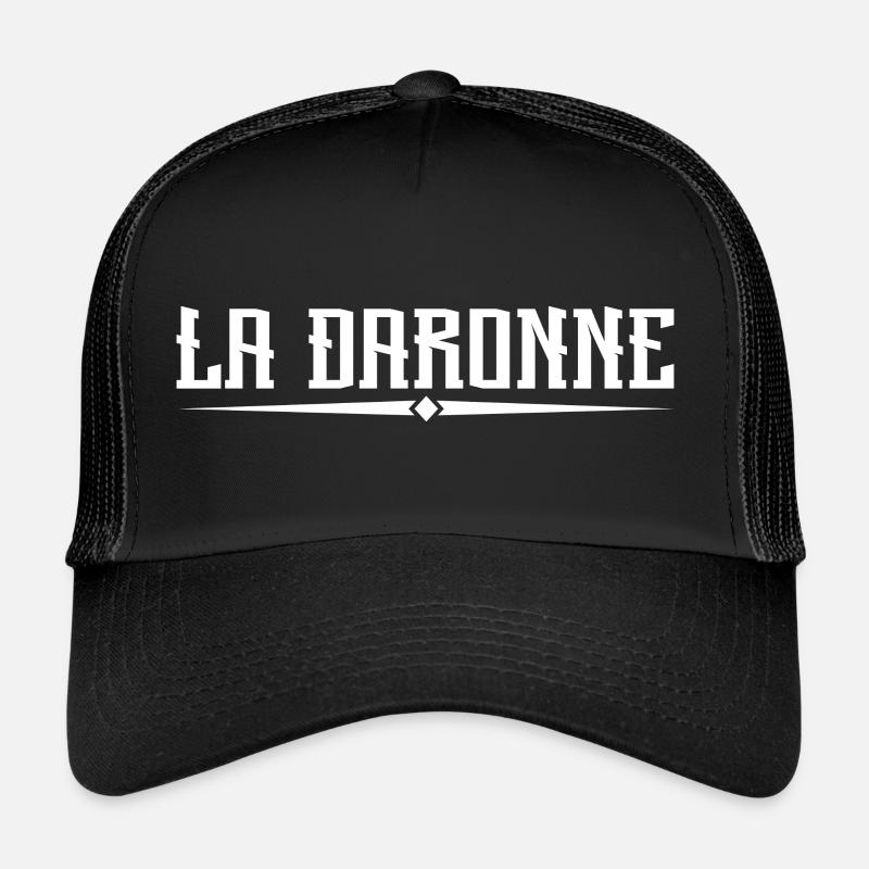 daronne - Casquette trucker  - noir/noir