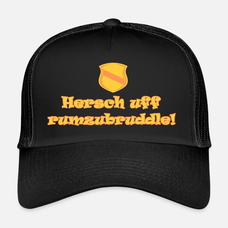 Badisch - Trucker Cap - Schwarz/Schwarz