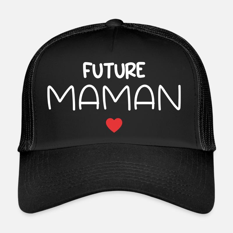 Future Maman - Casquette trucker - noir/noir